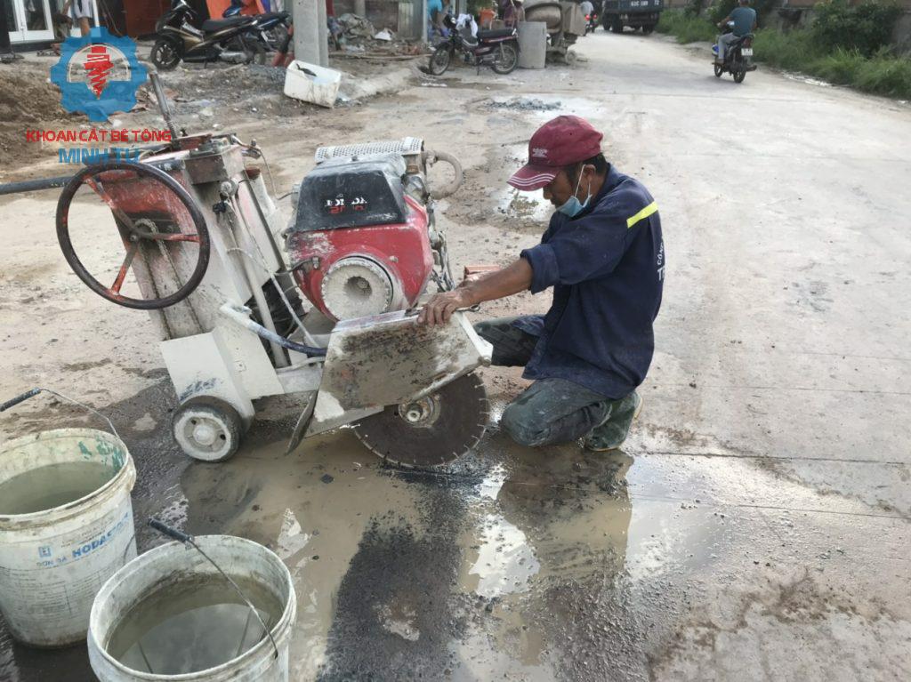 đội thợ chuyên khoan cắt bê tông tại Quảng Ninh