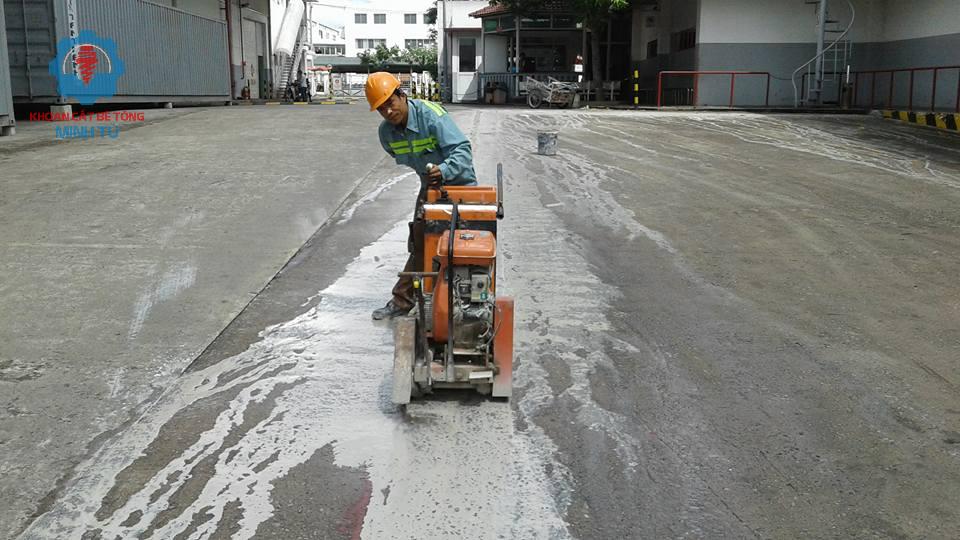 khoan cắt bê tông đúng tiến độ tại Quảng Ninh